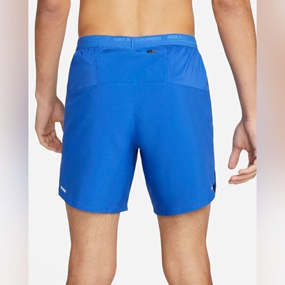 Nike Dri-Fit Stride 7" 2-in-1 Blue Running Shorts - Picture 3 of 11